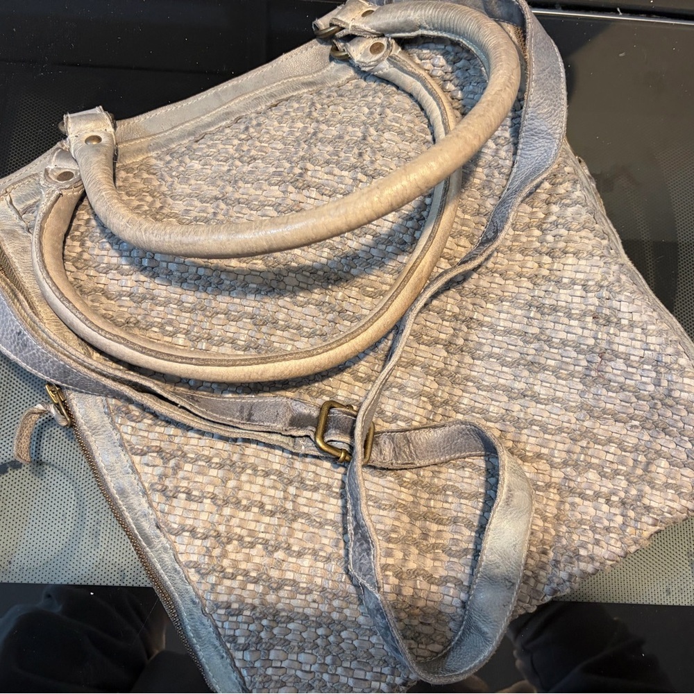 Hudson and kings basket weave leather in Arthracie bag - Picture 2 of 11
